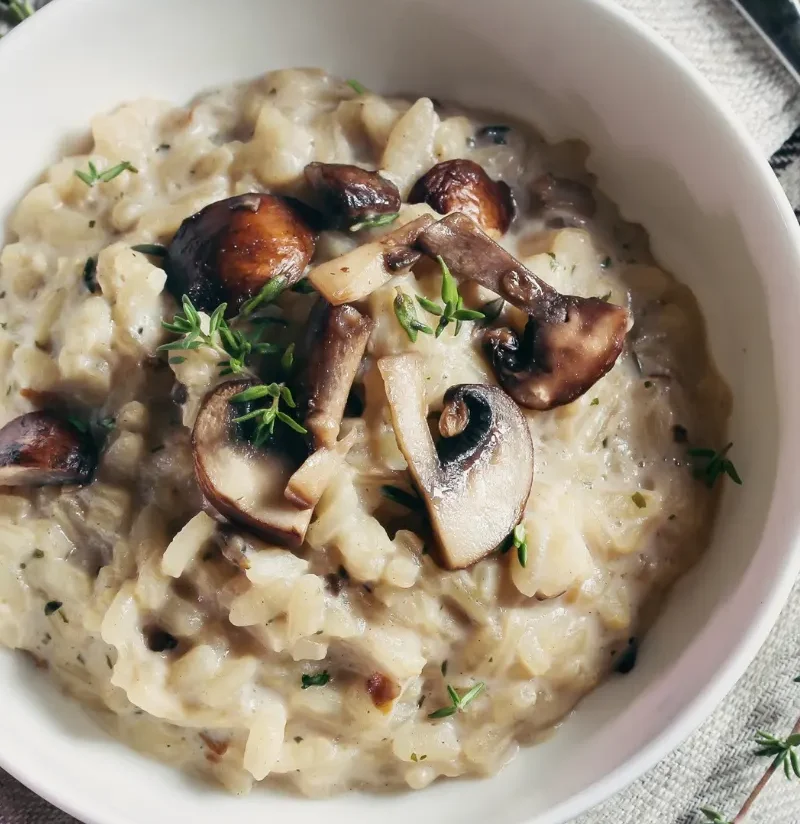 Risotto aux champignons